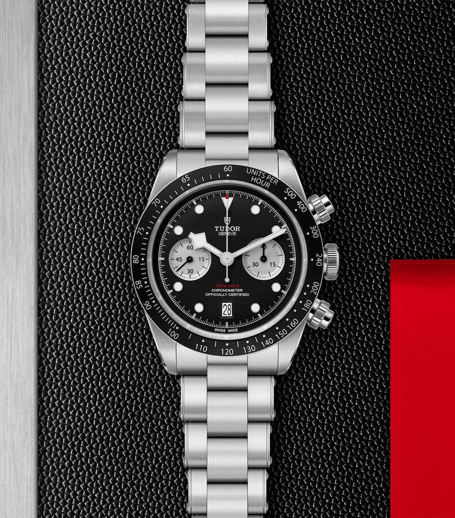 TUDOR Black Bay Chrono stainless steel watch 41mm (British brand)