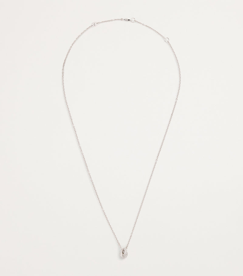 Engelbert Legacy Knot pendant necklace white gold diamonds - British product