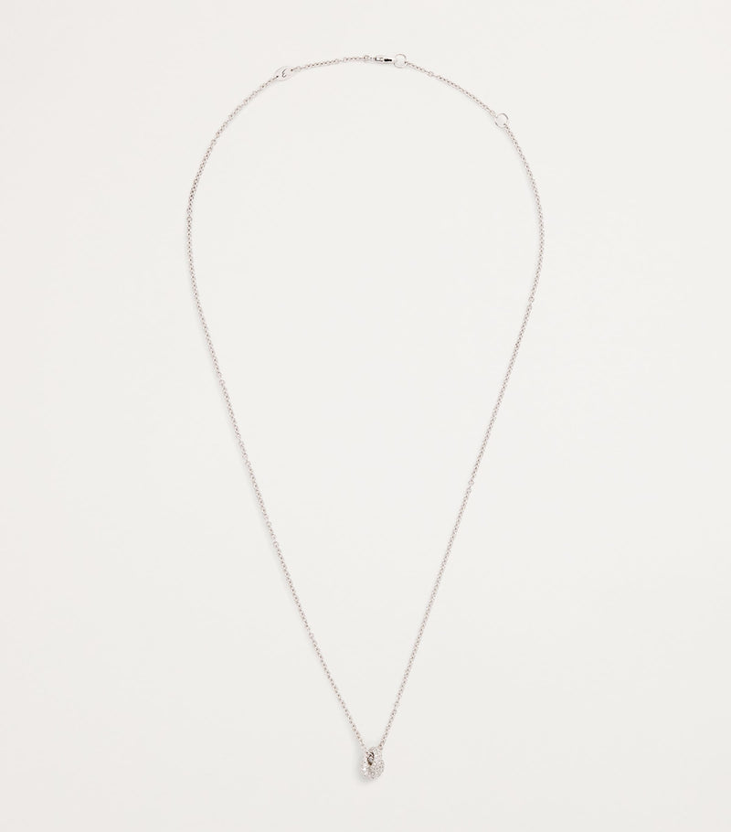 Engelbert Legacy Knot pendant necklace white gold diamonds - British product