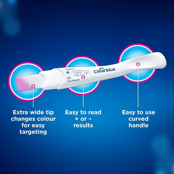 DNR Clearblue Visual Rapid Detection Pregnancy Test - 1 Test GOODS Superdrug   