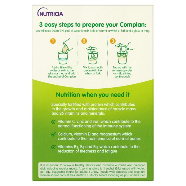 Complan Vanilla Nutritional Drink Sachet 4x55g