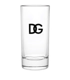 Dolce&Gabbana set of two logo glasses, 14cm tall - British product