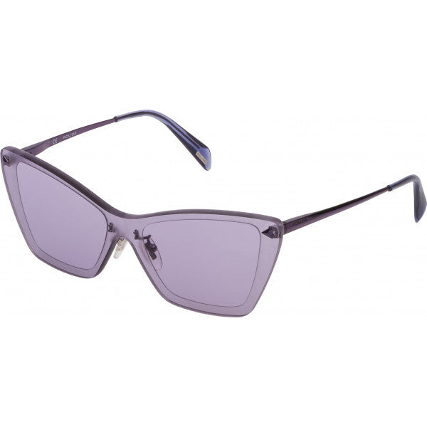 Police Purple SPL936 sunglasses with metal frame, imported from the UK