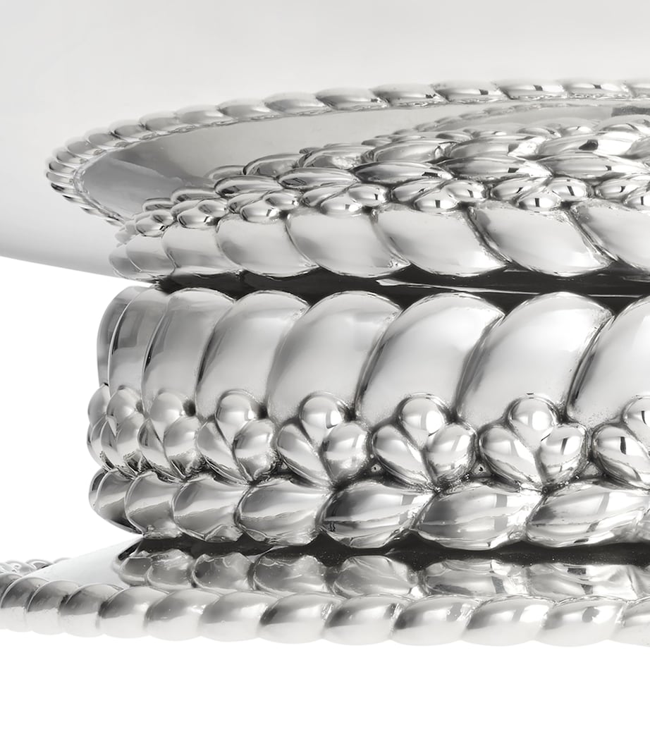 Christofle Babylone silver-plated centrepiece 40cm (British brand)