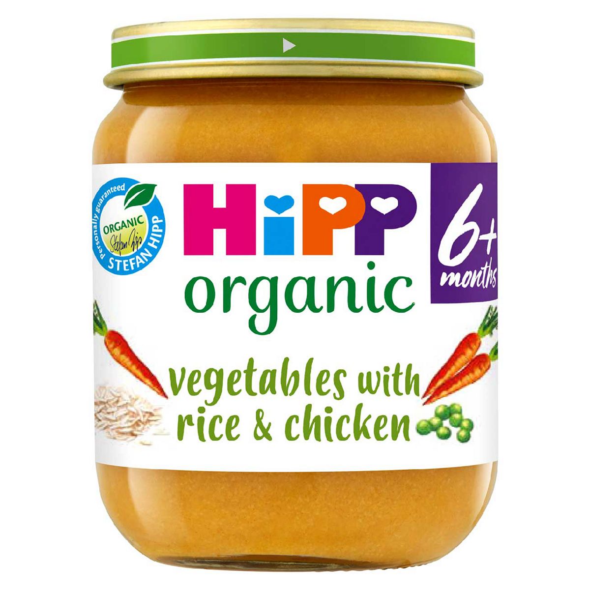 HiPP Organic Vegetables with Rice And Chicken Baby Food Jar 6+ Months 125g GOODS Boots   