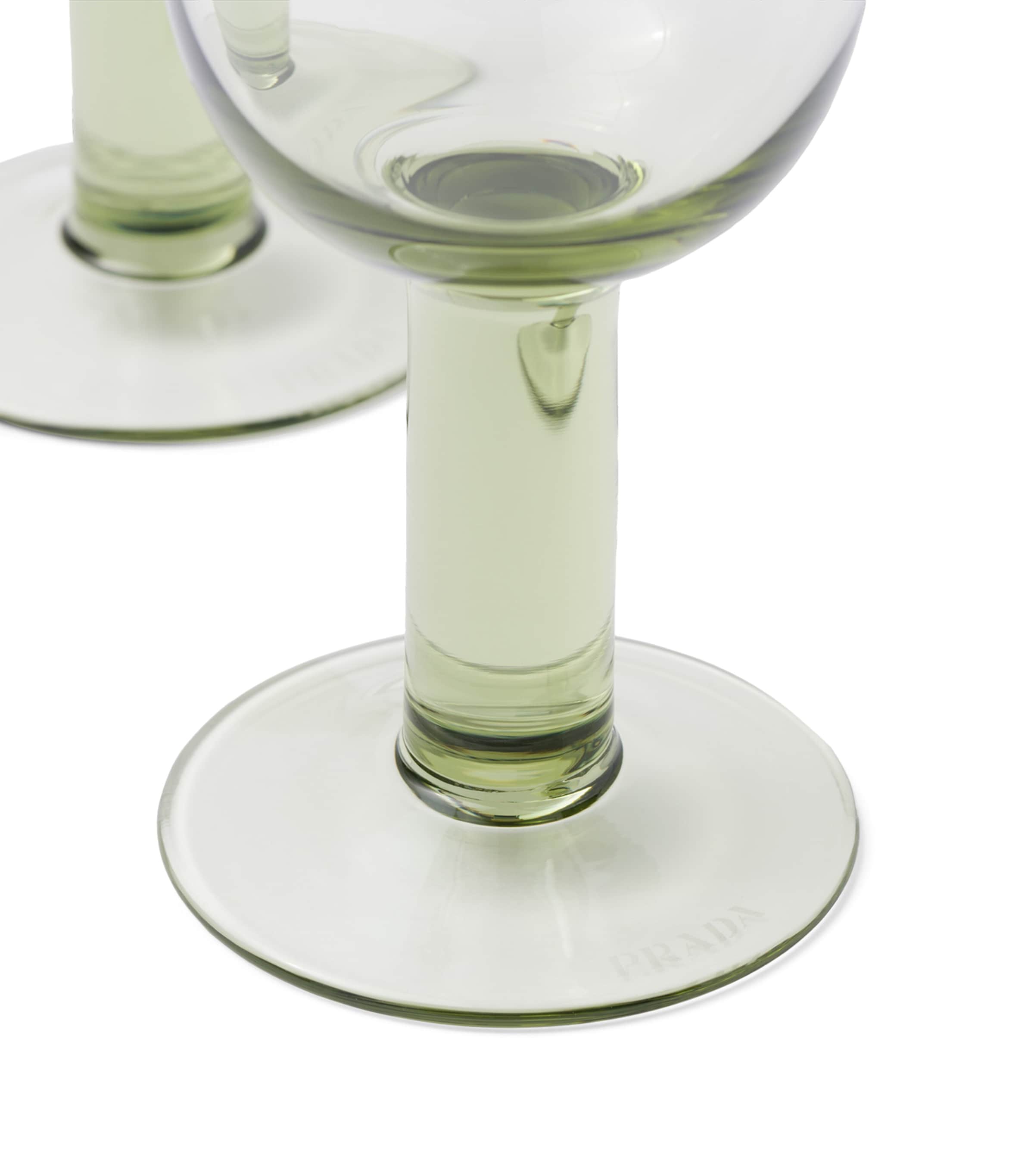 Prada Plinth white wine glasses set of 2, imported from the UK