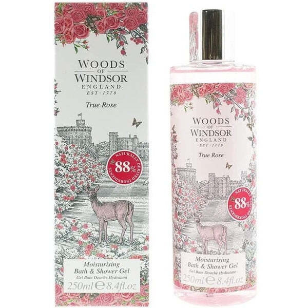 Woods of Windsor True Rose bath and shower gel 250ml, UK version