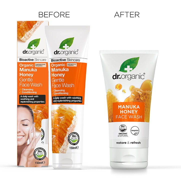 Dr Organic Manuka Honey Gentle Face Wash 150ml - McGrocer