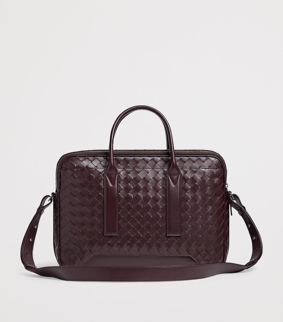 Bottega Veneta Intrecciato Getaway Briefcase calfskin leather (British brand)