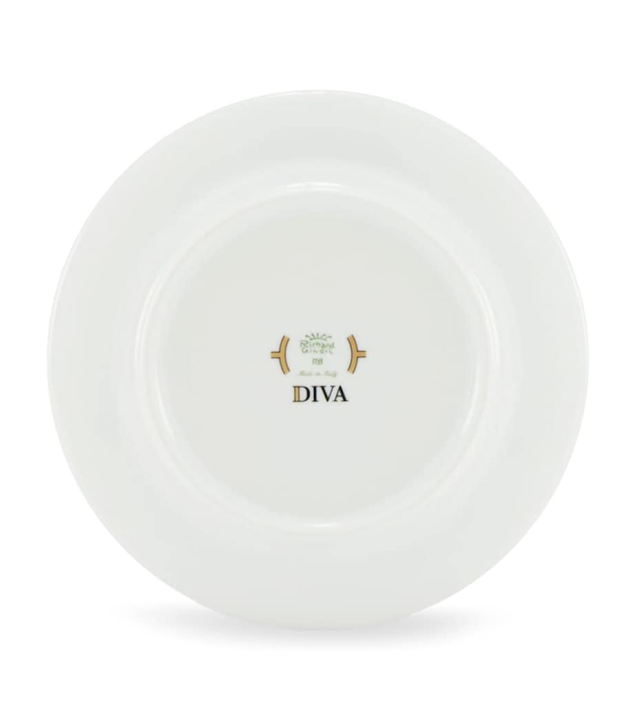 GINORI 1735 Verde teacup and saucer set of 2 - British product