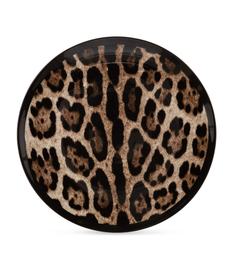 Dolce&Gabbana leopard print bread plates 17cm - British product