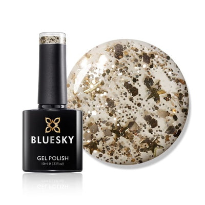 Superdrug Bluesky Gel Polish Gold Melody- Buy online at McGrocer