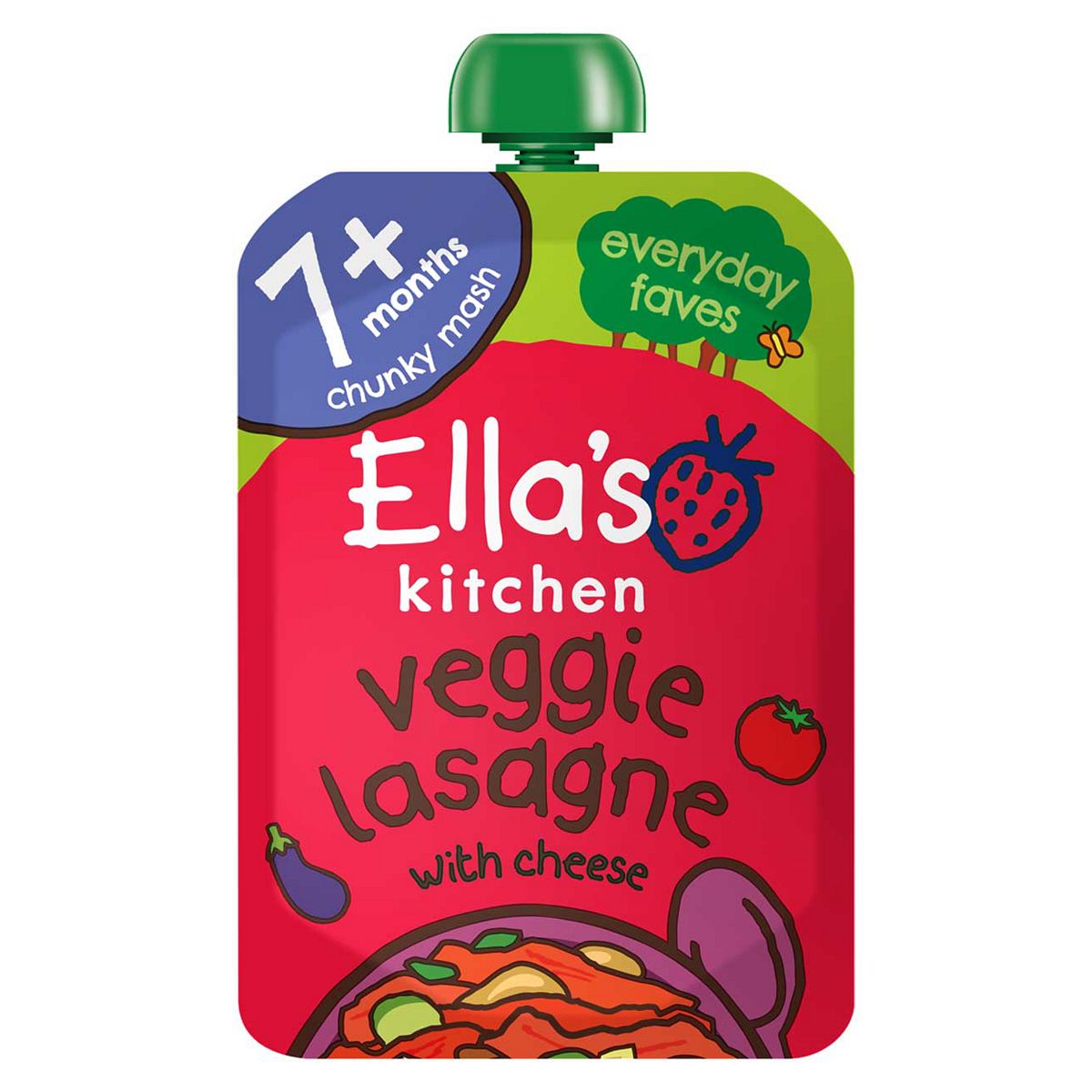 Ella's Kitchen Organic Veggie Lasagne Baby Food Pouch 7+ Months 130g GOODS Boots   