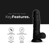 So Divine PleasureHub Real Skin Feel black silicone dildo (British brand)