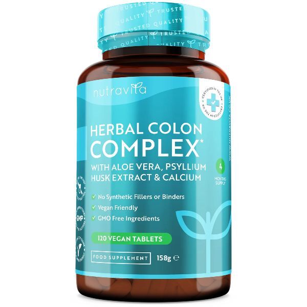 Nutravita Herbal Colon Cleanse Complex - 120 Vegan Tablets GOODS Superdrug   