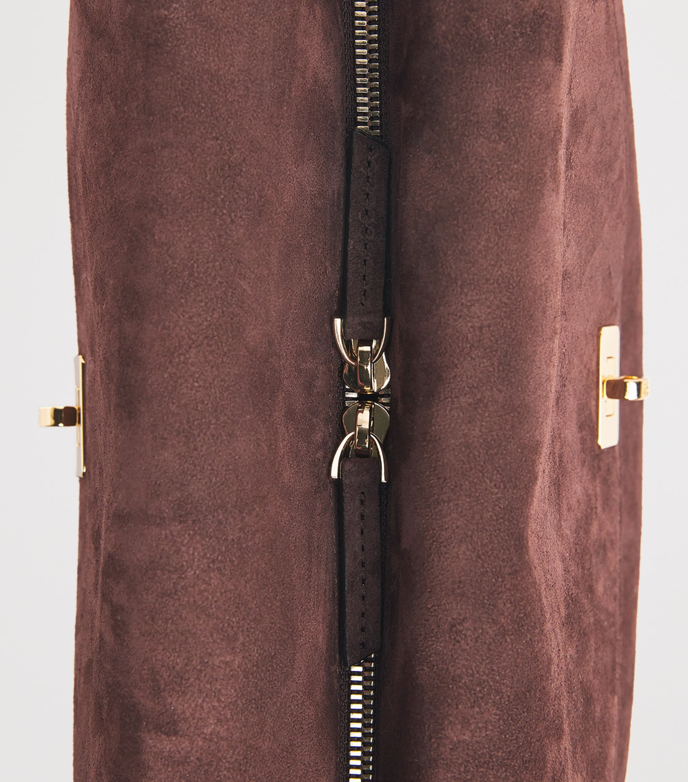 Sandro Paris suede handbag Le Grand Bazaar (British brand)
