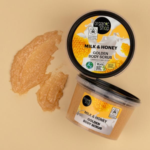 Organic Shop Milk & Honey Golden Body Scrub 250ml GOODS Superdrug   