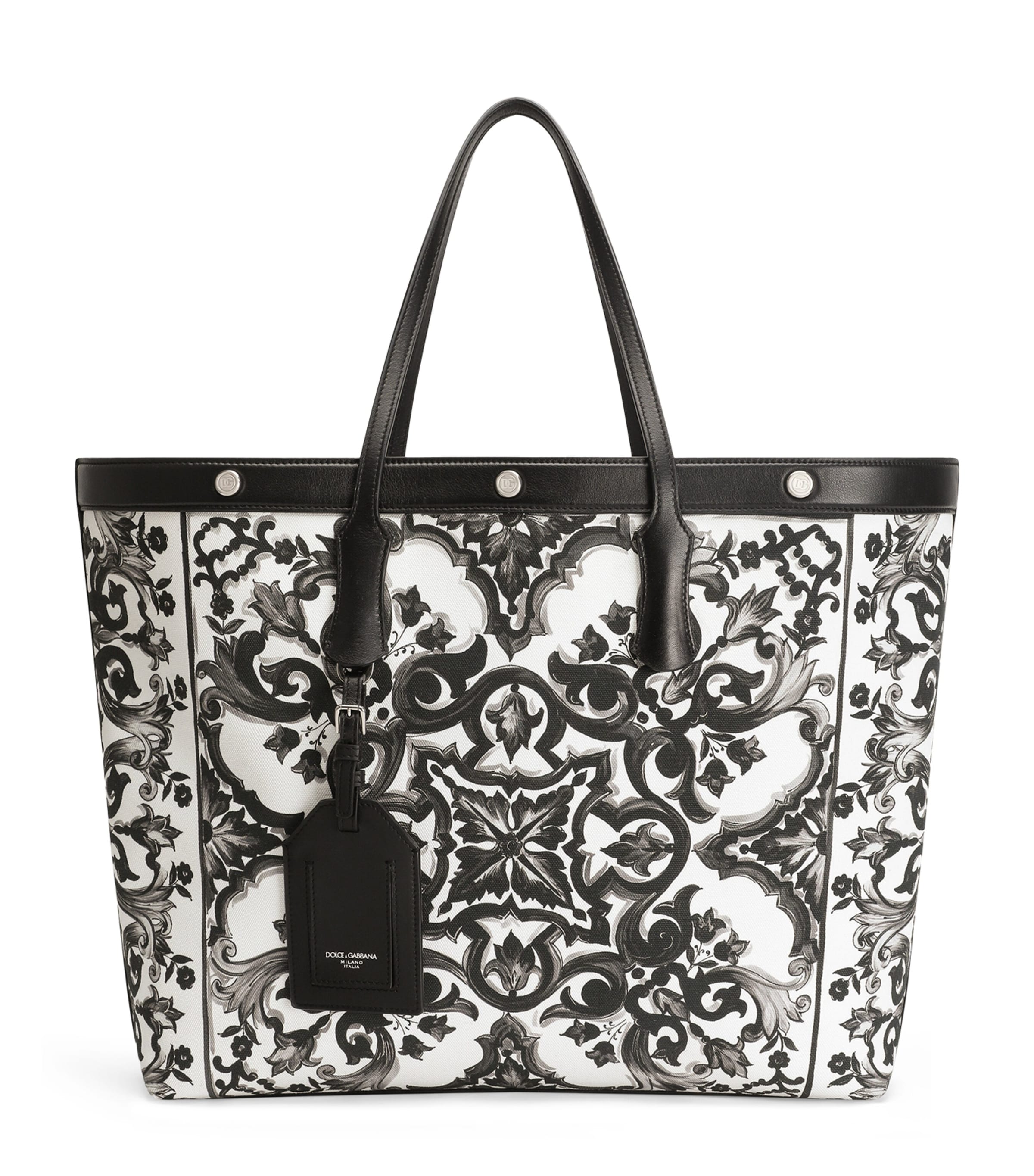 Dolce&Gabbana Majolica canvas tote bag 40cm (British brand)
