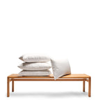 Vispring cotton down-filled pillow 90cm x 50cm (British brand)