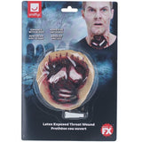 Smiffys latex exposed throat wound - British product
