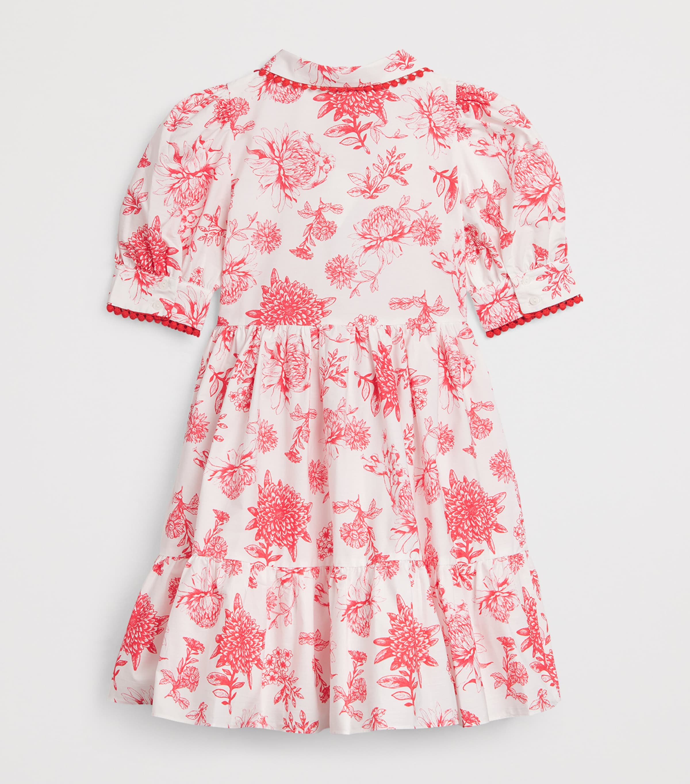 Patachou Red Blossom dress 3-12 years, imported from the UK