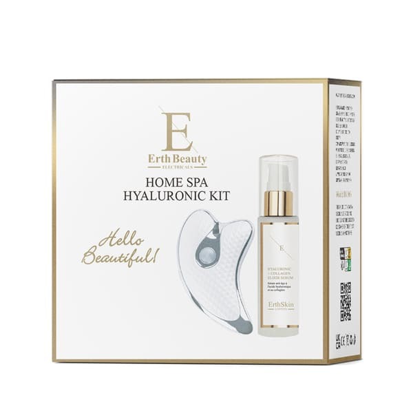 ErthSkin Hyaluronic Kit sonic gua sha tool and serum (British brand)