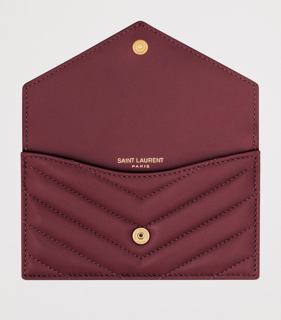 Saint Laurent Cassandre lambskin card holder 8x13cm, UK version