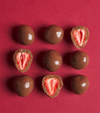 Harrods milk chocolate strawberries 230g, UK version