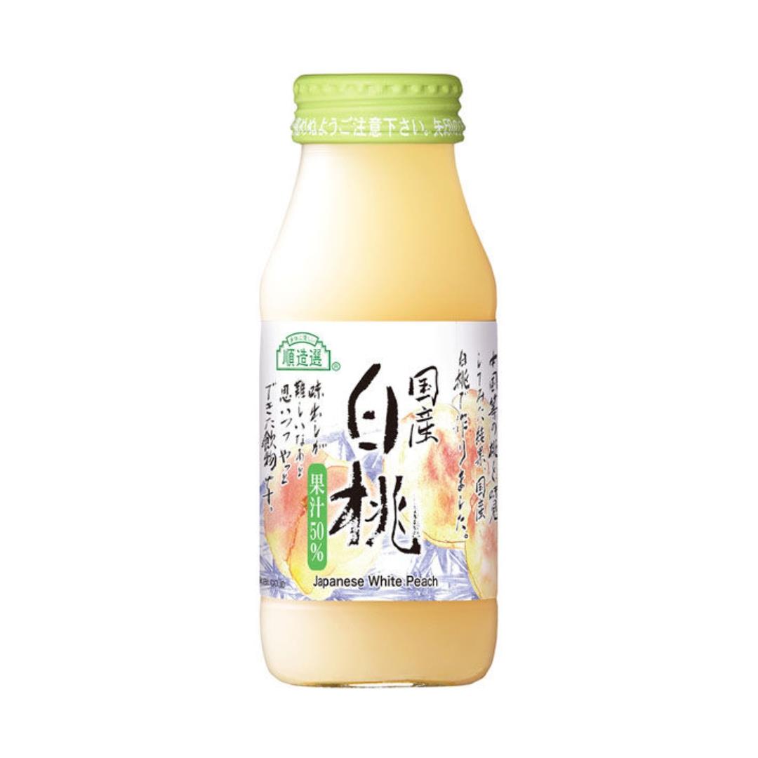 Junzosen Hakuto white peach juice, UK version