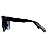 Marc Jacobs 1035/S schwarze Acetat-Sonnenbrille quadratischer Rahmen, UK-Version