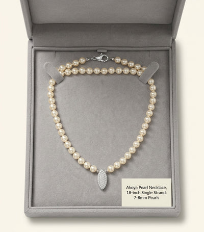 Harrods Vivienne Westwood Pearl Mini Bas Relief Necklace 51cm- Buy online at McGrocer