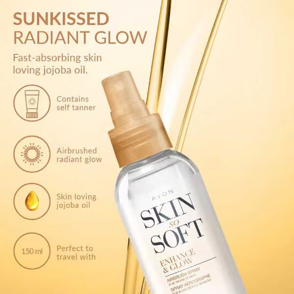 Avon Skin So Soft tan spray 150ml - British product