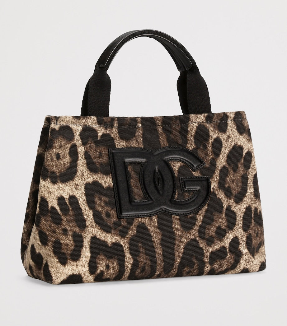 Dolce&Gabbana kids leopard print top-handle bag - British product
