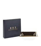 Halcyon Days square leopard tray, UK version