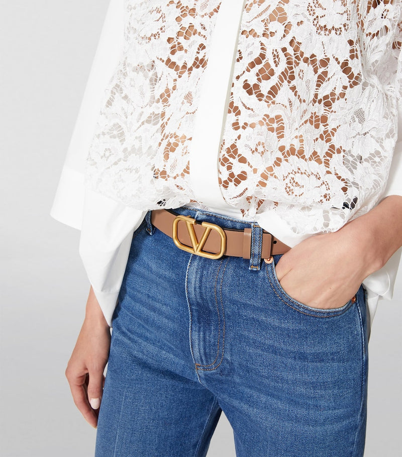 Valentino Garavani reversible VLOGO belt 3cm, UK version