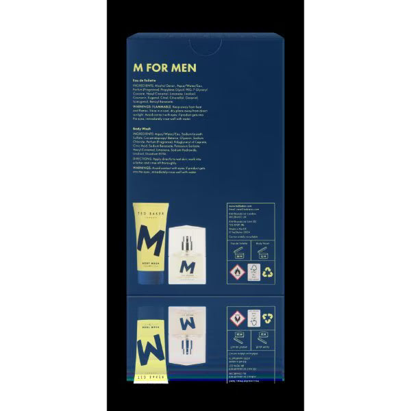 Ted Baker M Gift Set Fragrance Including Shower Gel And EDT (British brand)