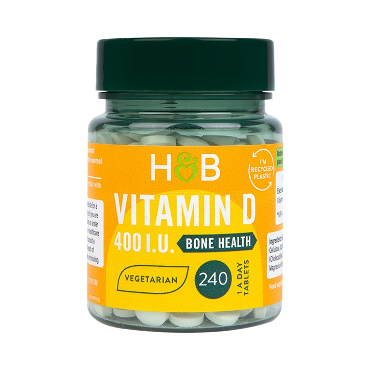 Holland & Barrett Vitamin D3 400 I.U. 10ug 240 Tablets Vitamin D Holland&Barrett   