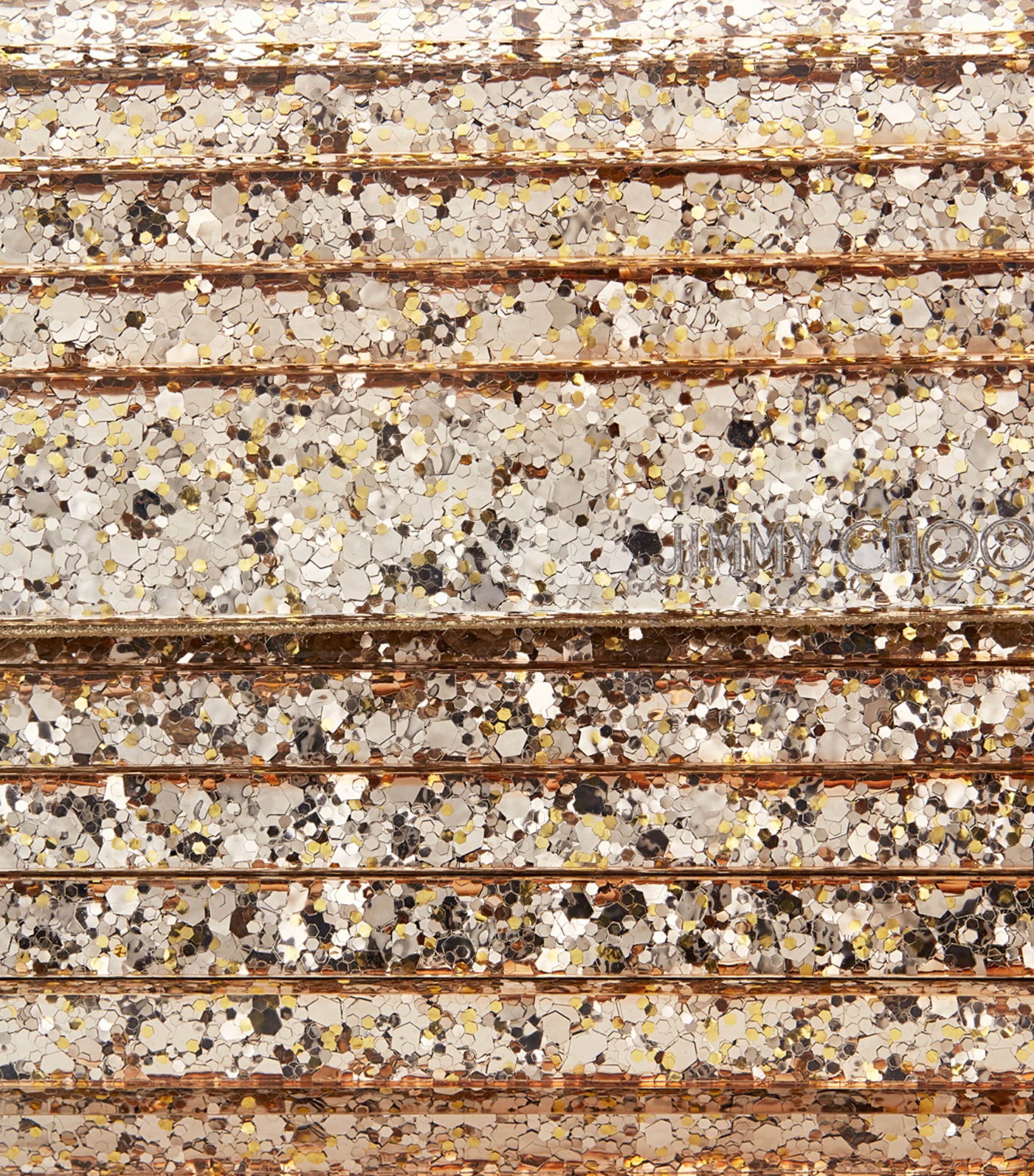 Jimmy Choo Sweetie glitter clutch bag (British brand)