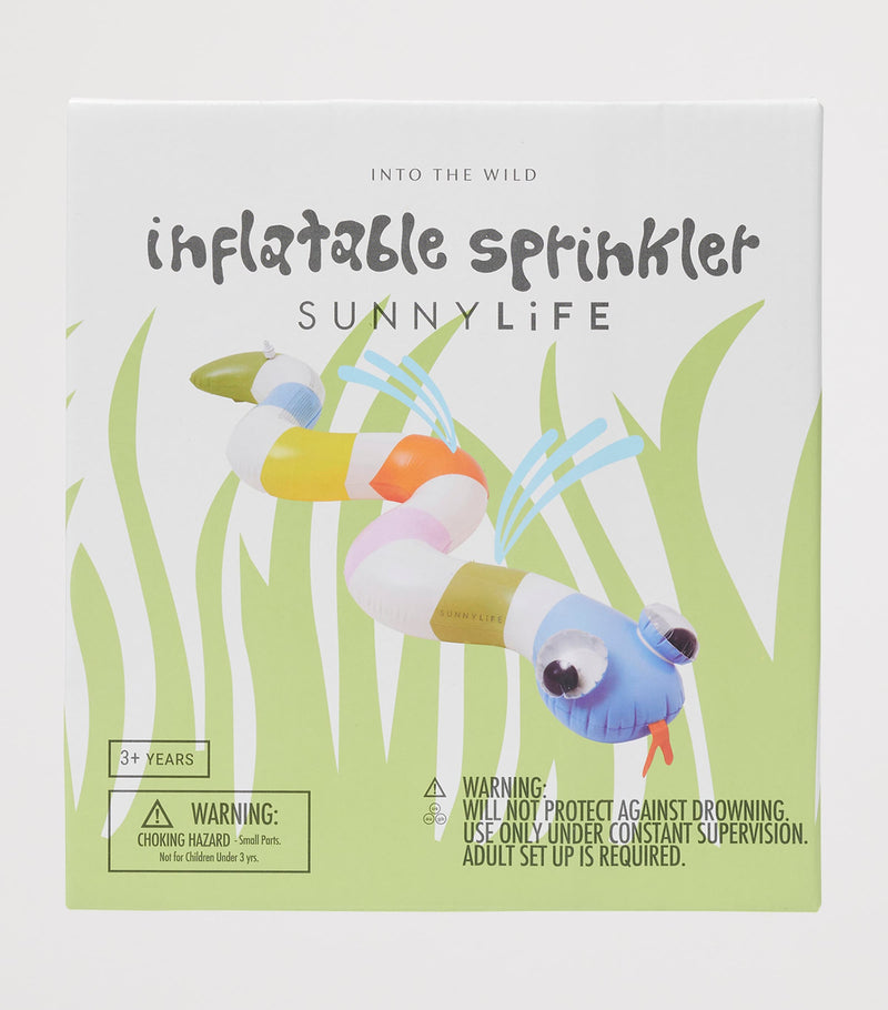 Sunnylife Into The Wild inflatable snake sprinkler (British brand)