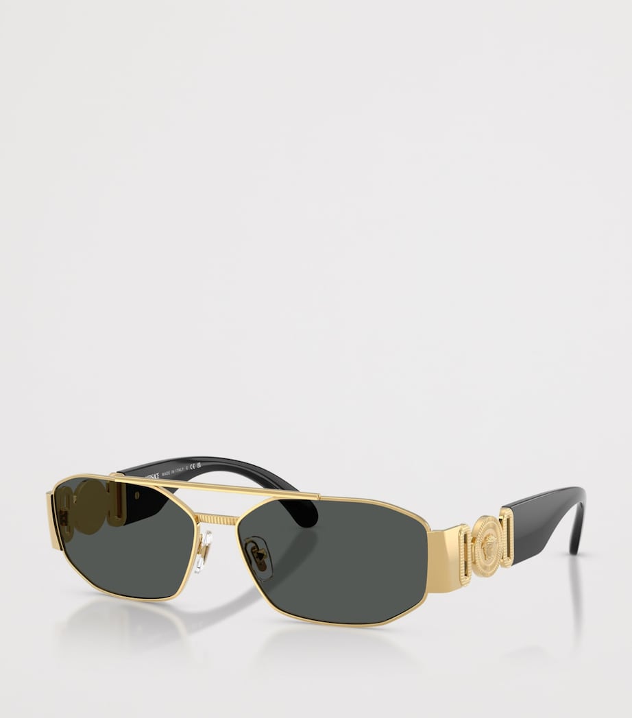 Versace VE2287 rectangular metal sunglasses - British product