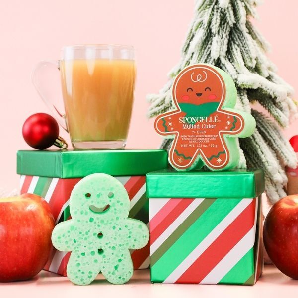 Spongellé gingerbread body wash buffer Mulled Cider (British brand)