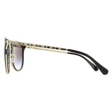 Michael Kors Adrianna Bright sunglasses black round lightweight metal - British product