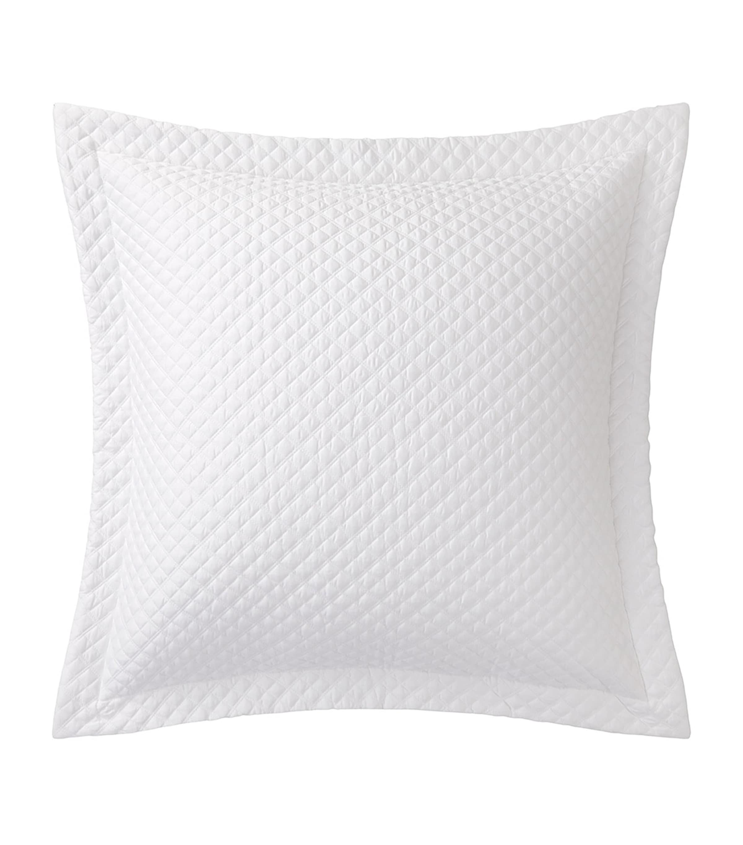 Ralph Lauren Home cotton argyle square pillowcase 65cm x 65cm, imported from the UK