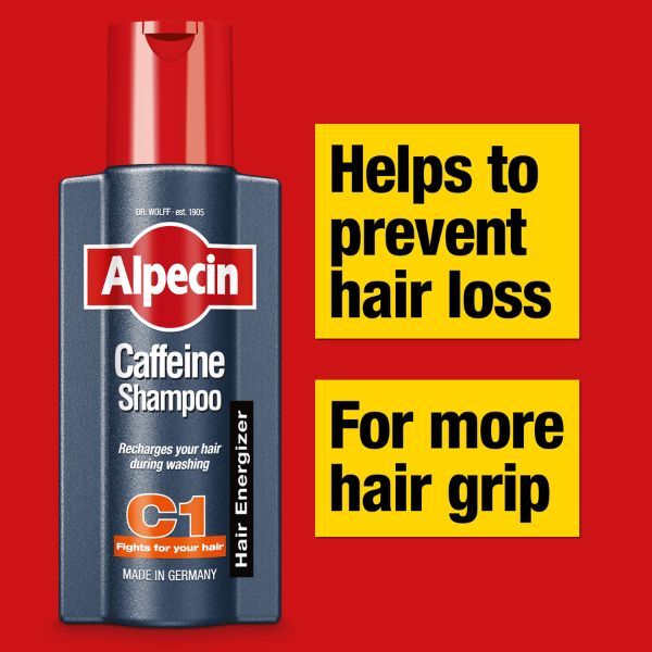 Alpecin Caffeine Shampoo XXL 4x 375ml | Prevents Hair Loss GOODS Superdrug   