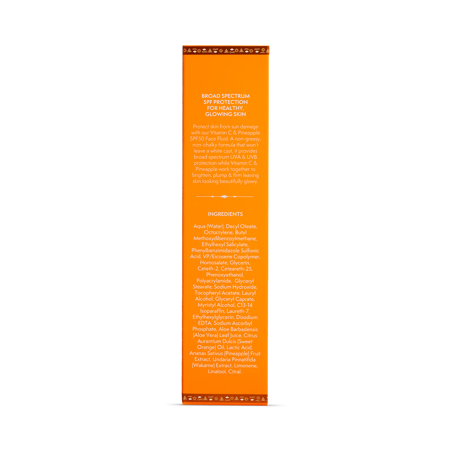 Nature Spell Vitamin C Pineapple Face Fluid 75ml, UK version