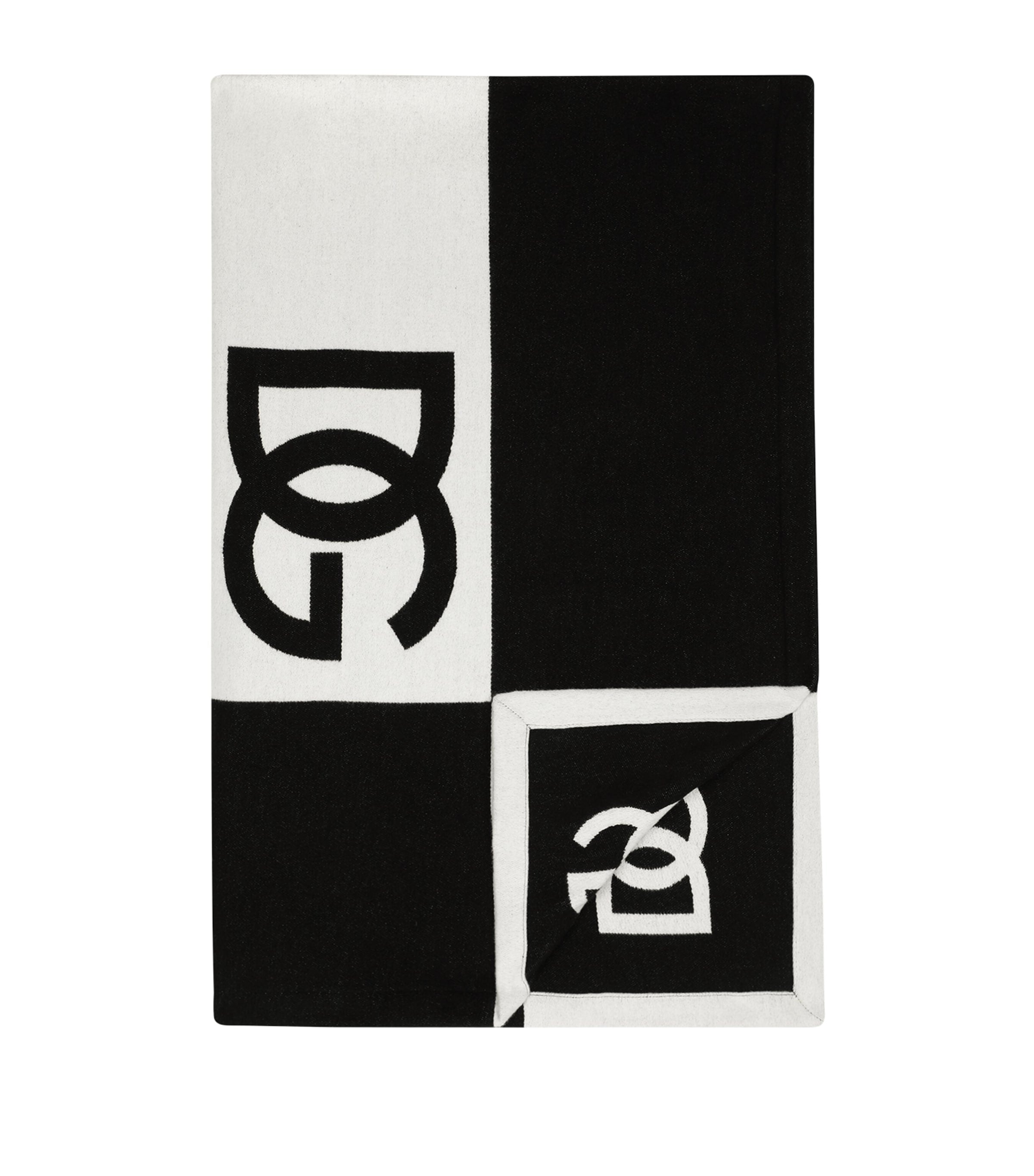 Dolce&Gabbana cotton logo throw 133cm x 173cm - British product