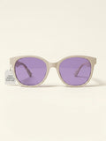 Vivienne Westwood White 5137 sunglasses in zebra marble acetate (British brand)
