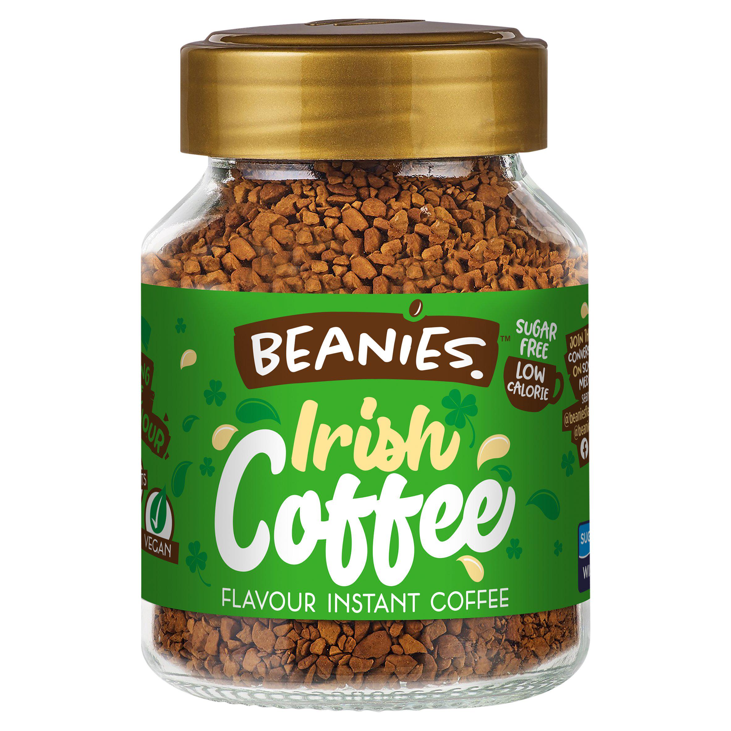 Beanies Irish Cream Flavour Coffee 50g All coffee Sainsburys   