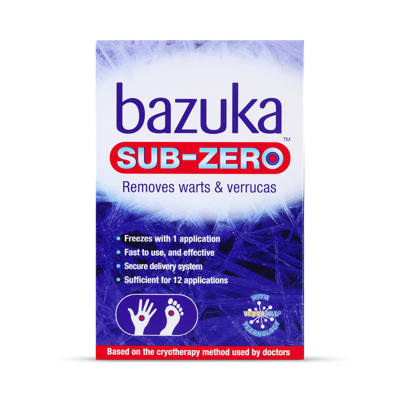 Bazuka Sub Zero wart freezing device 50ml (British brand)