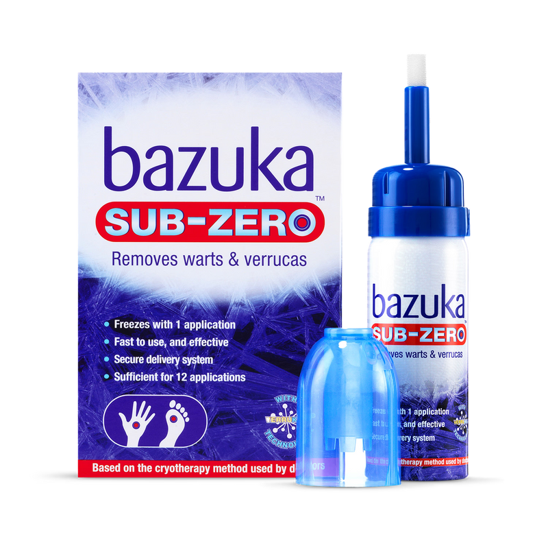Bazuka Sub Zero wart freezing device 50ml (British brand)